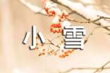 小雪节气优秀演讲稿