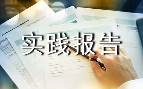 暑期工个人工作社会实践报告